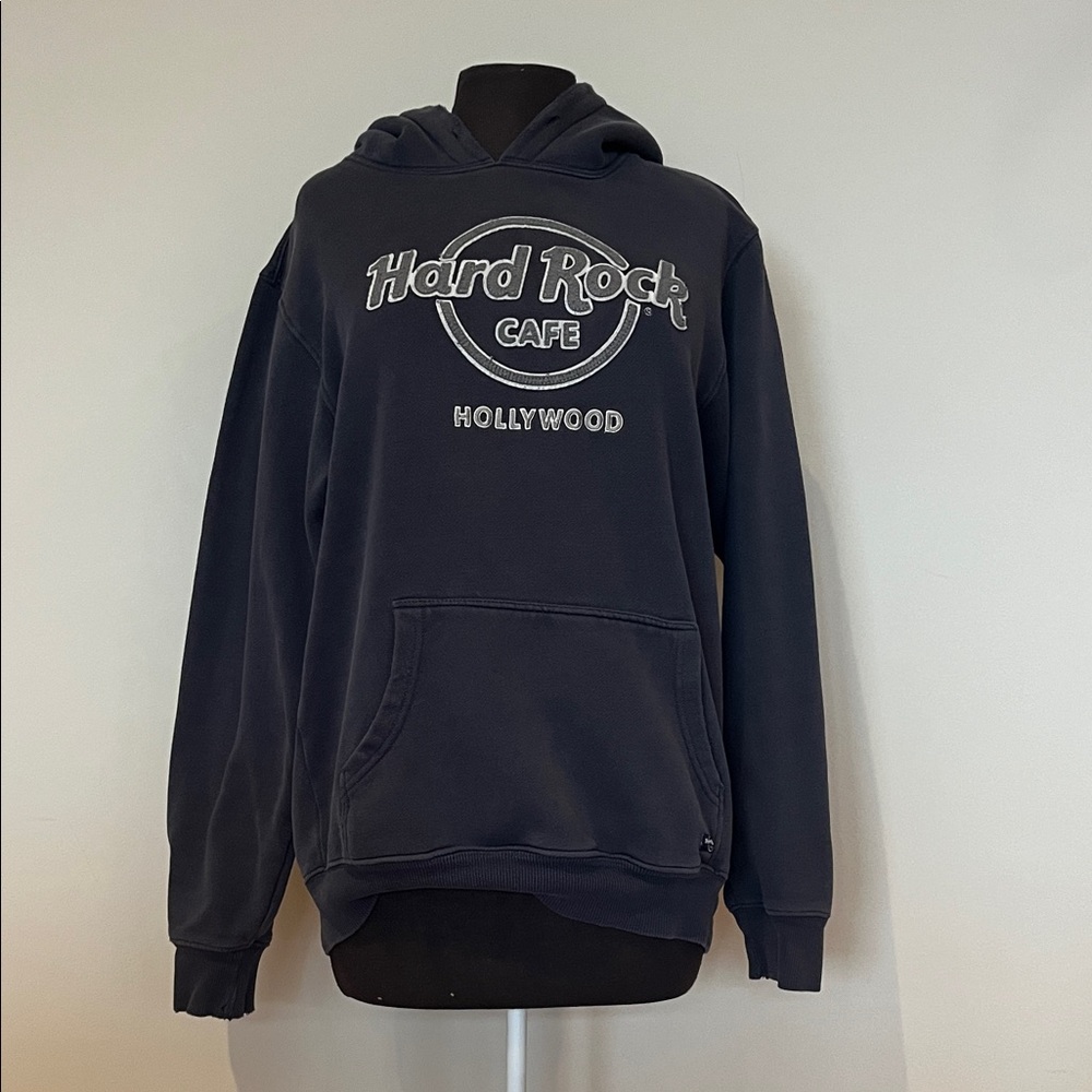 VTG Hard Rock Cafe Hollywood grey hoodie